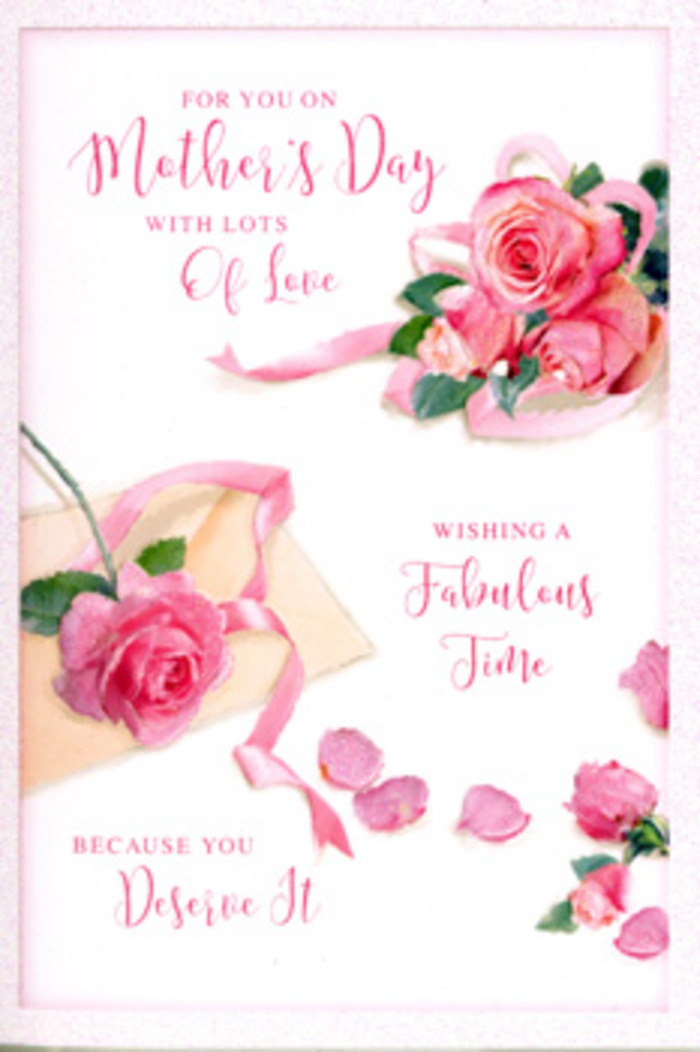 In this Mother's Day card artwork, the timeless beauty of pink roses is arranged with the same care and eye for detail that a professional florist in Noak Hill would bring to a hand-tied bouquet. The design sits on a pristine white background, allowing the roses to take on a luminous quality, as if lit by soft spring light filtering through trees along local residential streets. A main cluster of full, open blooms rests slightly off-centre, the petals unfolding in concentric layers of blush, dusty pink, and subtle cream undertones. Their texture is portrayed as plush and velvety, with the delicate ruffling at the petal edges suggesting freshness and fragility. Threaded through this central grouping is a pale ribbon, its satin finish catching the light in gentle highlights and adding a note of celebration, like the finishing bow on a Mother's Day delivery from a trusted neighbourhood florist. Surrounding the bouquet, smaller roses and loose petals are scattered with deliberate ease, creating a soft frame that guides the viewer's eye around the design without ever feeling busy. Elegant calligraphy sweeps across the open space, the letters tall and graceful, spaced in a way that lets the message breathe among the blooms. The handwritten style feels personal, like a note you might tuck into a bouquet before sending it to a mum in Noak Hill who deserves a moment of calm and appreciation. Subtle shadows beneath the roses and ribbon provide depth, enhancing the illusion that these are real flowers resting on fine card stock. The entire composition exudes tenderness, restful luxury, and genuine affection, making the card a beautiful complement to any Mother's Day floral gift.